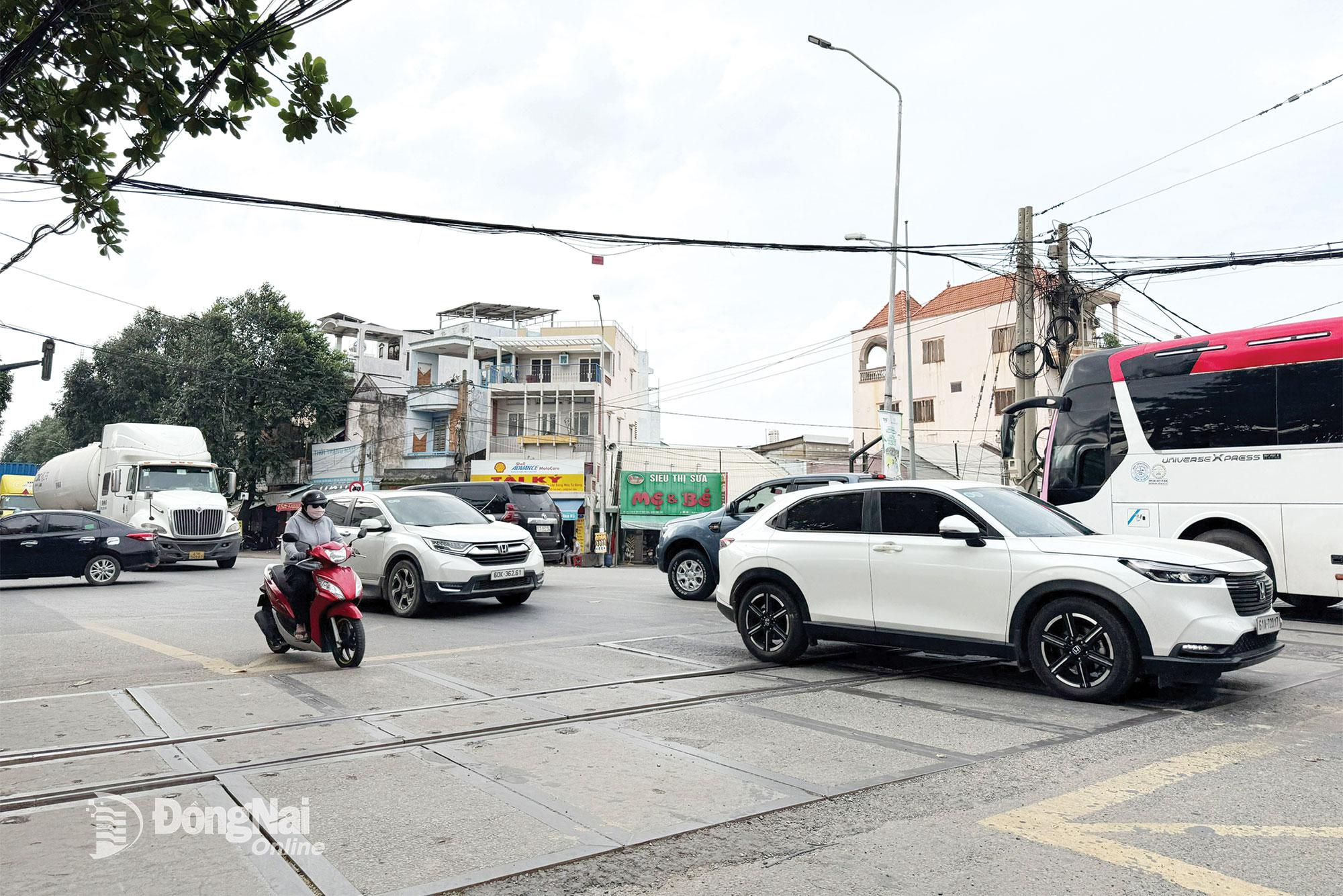 Một góc ngã tư Chợ Đồn (phường Biên Hòa, tỉnh Đồng Nai). Ảnh: Đăng Tùng