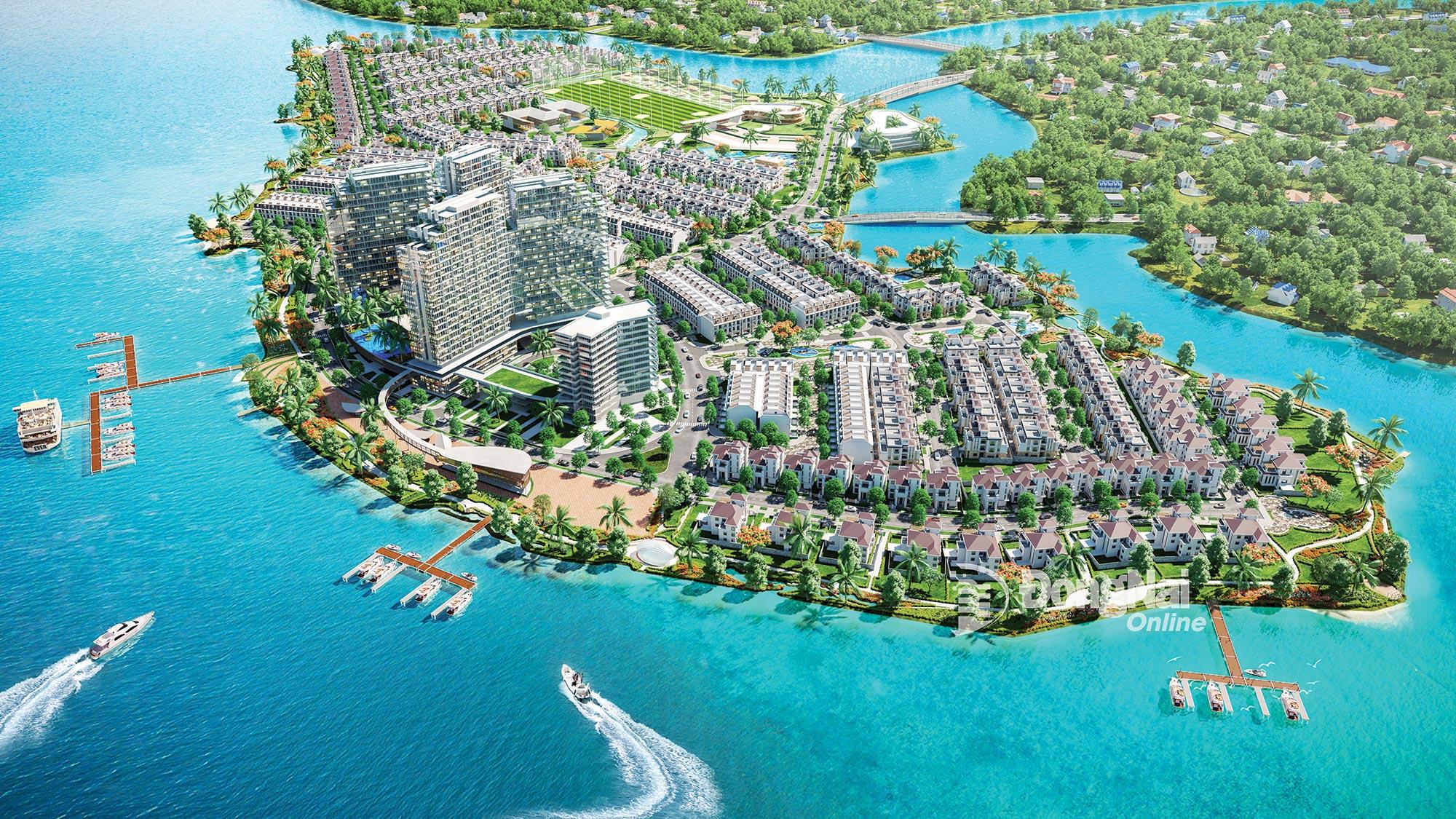 Dự án Khu đô thị sinh thái ven sông tại phường Biên Hòa, tỉnh Đồng Nai. Ảnh: ĐVCC