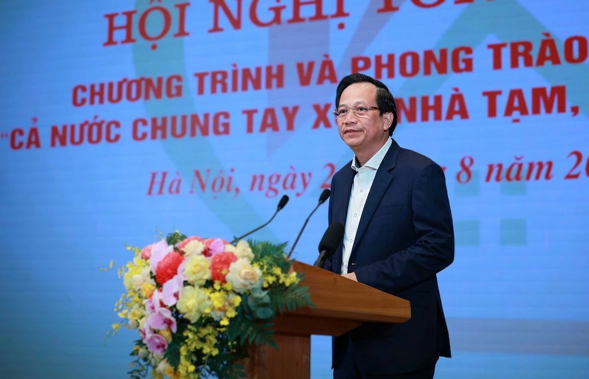 Bộ trưởng Bộ Dân tộc và Tôn giáo Đào Ngọc Dung: Thành tựu này khẳng định chính sách ưu việt của chế độ xã hội chủ nghĩa, chính sách xã hội gắn liền bảo đảm quyền cơ bản của người dân; khẳng định Việt Nam luôn đi đầu trong thực hiện các chính sách an sinh xã hội - Ảnh: VGP/Nhật Bắc    