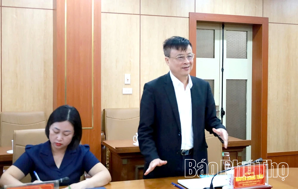 Phó Chủ tịch UBND tỉnh Nguyễn Khắc Hiếu chủ trì làm việc với Tập đoàn giáo dục ICOGROUP