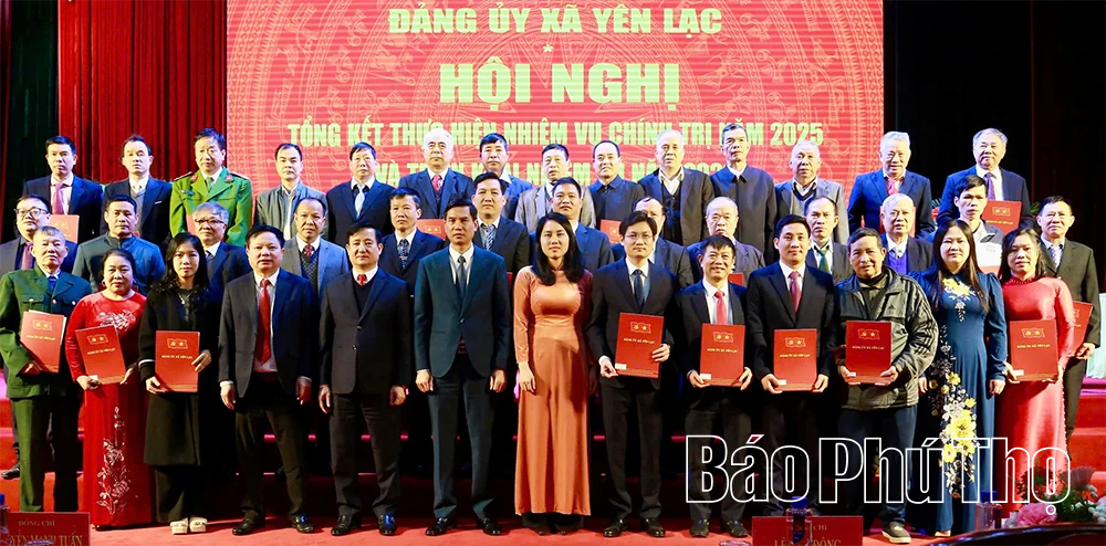 Đảng ủy x&atilde; Y&ecirc;n Lạc triển khai nhiệm vụ năm 2026