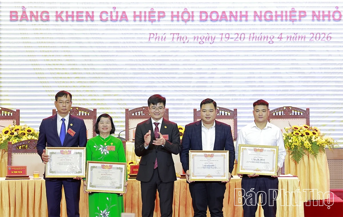 Đại hội Hiệp hội Doanh nghiệp tỉnh Phú Thọ khóa I, nhiệm kỳ 2026 - 2031