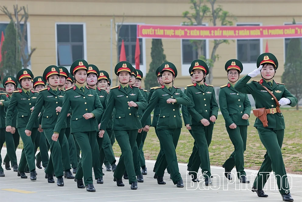 Bộ Chỉ huy quân sự tỉnh Phú Thọ ra quân huấn luyện năm 2026
