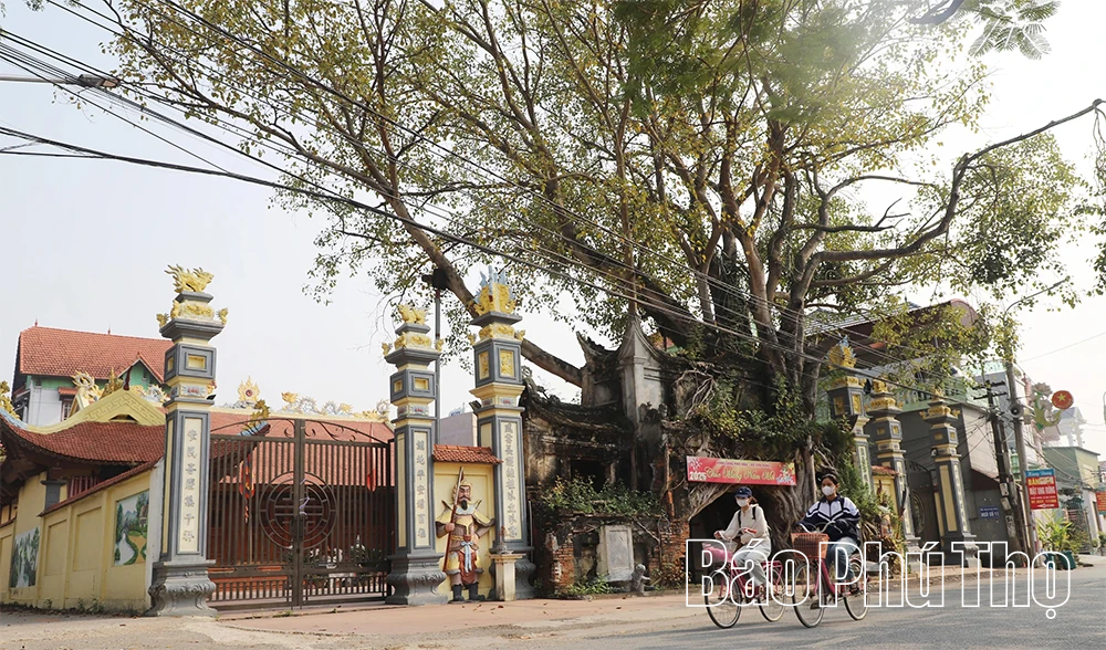 Độc đáo cổng đình Phú Hậu