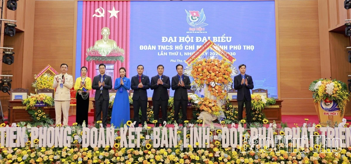 Đại hội đại biểu Đo&agrave;n TNCS Hồ Ch&iacute; Minh tỉnh Ph&uacute; Thọ lần thứ I, nhiệm kỳ 2025 - 2030