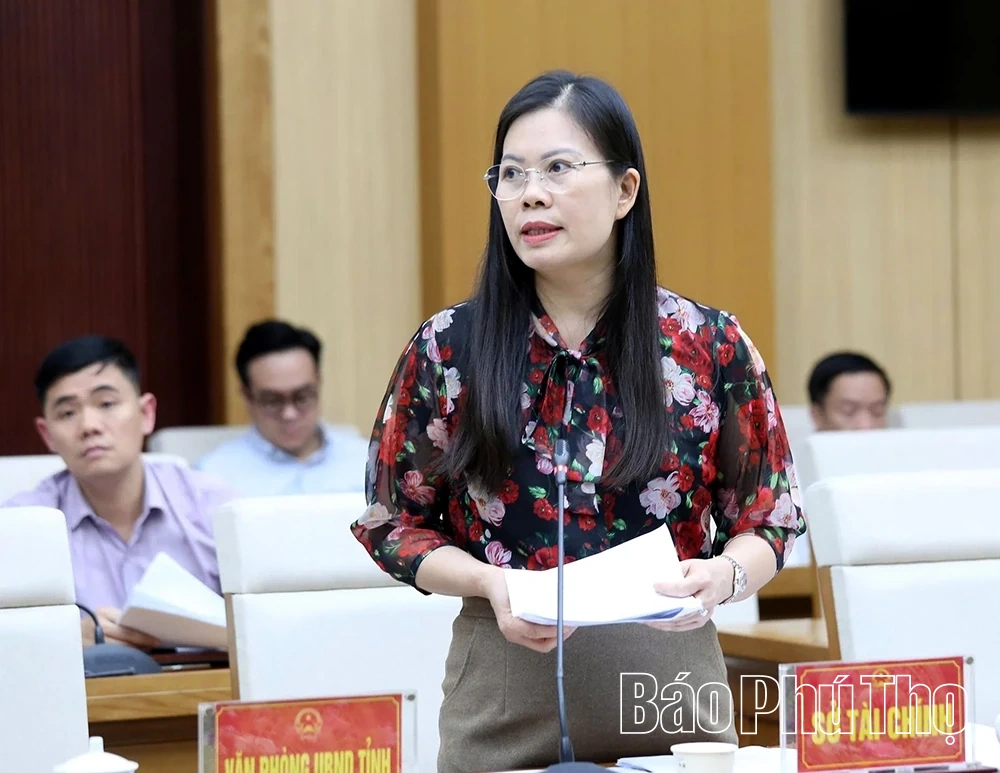 Chủ tịch UBND tỉnh Trần Duy Đông nghe báo cáo công tác quản lý nhà nước về đầu tư công, tài sản công và cấp nước sạch nông thôn