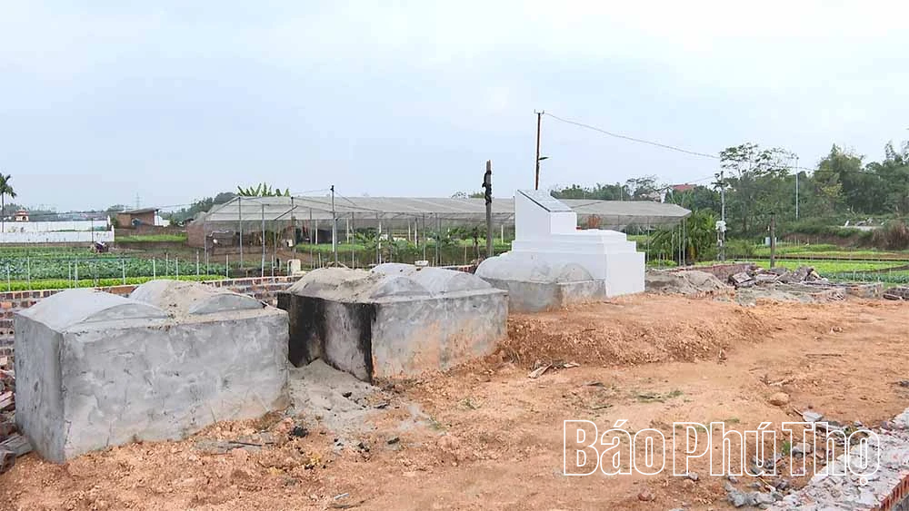 L&acirc;m Thao xử l&yacute; vi phạm x&acirc;y dựng nghĩa trang gia đ&igrave;nh tr&aacute;i ph&eacute;p