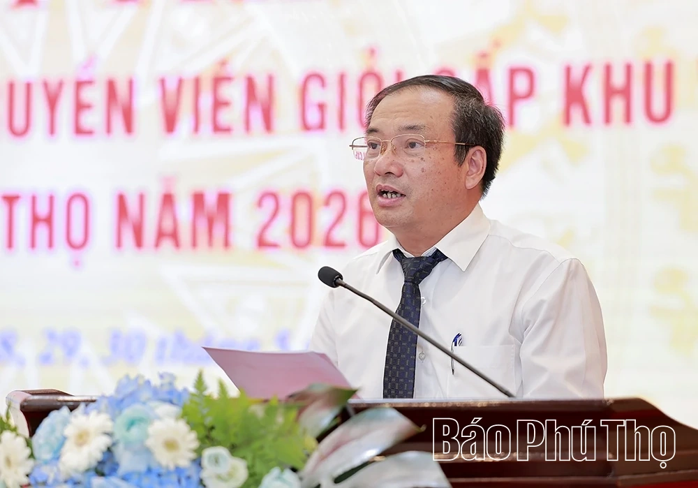 Bế mạc Hội thi Báo cáo viên, tuyên truyền viên giỏi khu vực trung tâm tỉnh Phú Thọ năm 2026