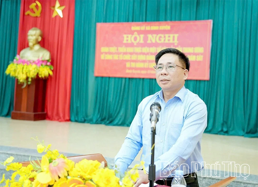 Tập huấn công tác xây dựng Đảng năm 2025