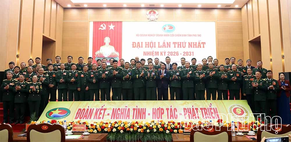 Đại hội Hội Doanh nghiệp doanh nh&acirc;n Cựu chiến binh tỉnh lần thứ Nhất, nhiệm kỳ 2026-2031
