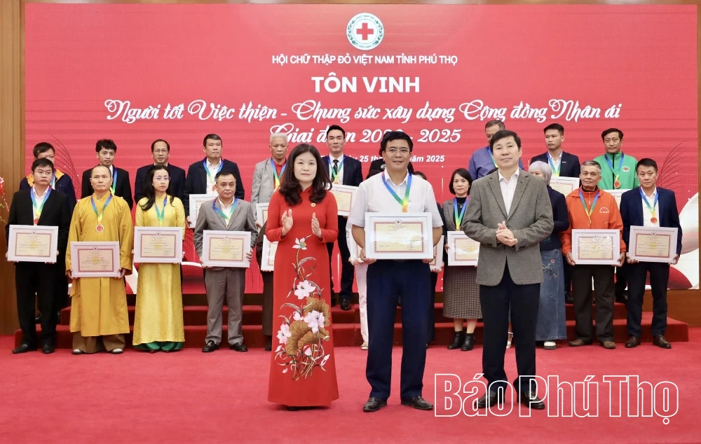 Hội Chữ thập đỏ tỉnh triển khai nhiệm vụ năm 2026 v&agrave; t&ocirc;n vinh &ldquo;Người tốt, việc thiện&rdquo;