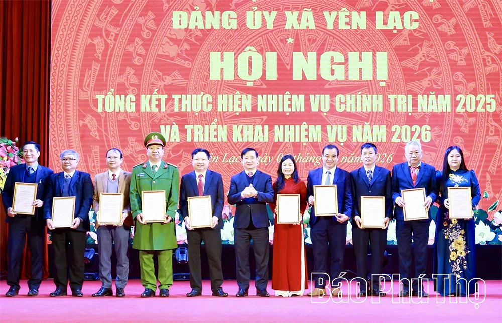 Đảng ủy x&atilde; Y&ecirc;n Lạc triển khai nhiệm vụ năm 2026