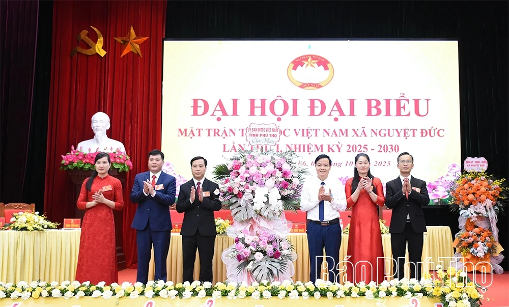 Đại hội đại biểu Mặt trận Tổ quốc xã Nguyệt Đức lần thứ I, nhiệm kỳ 2025 - 2030