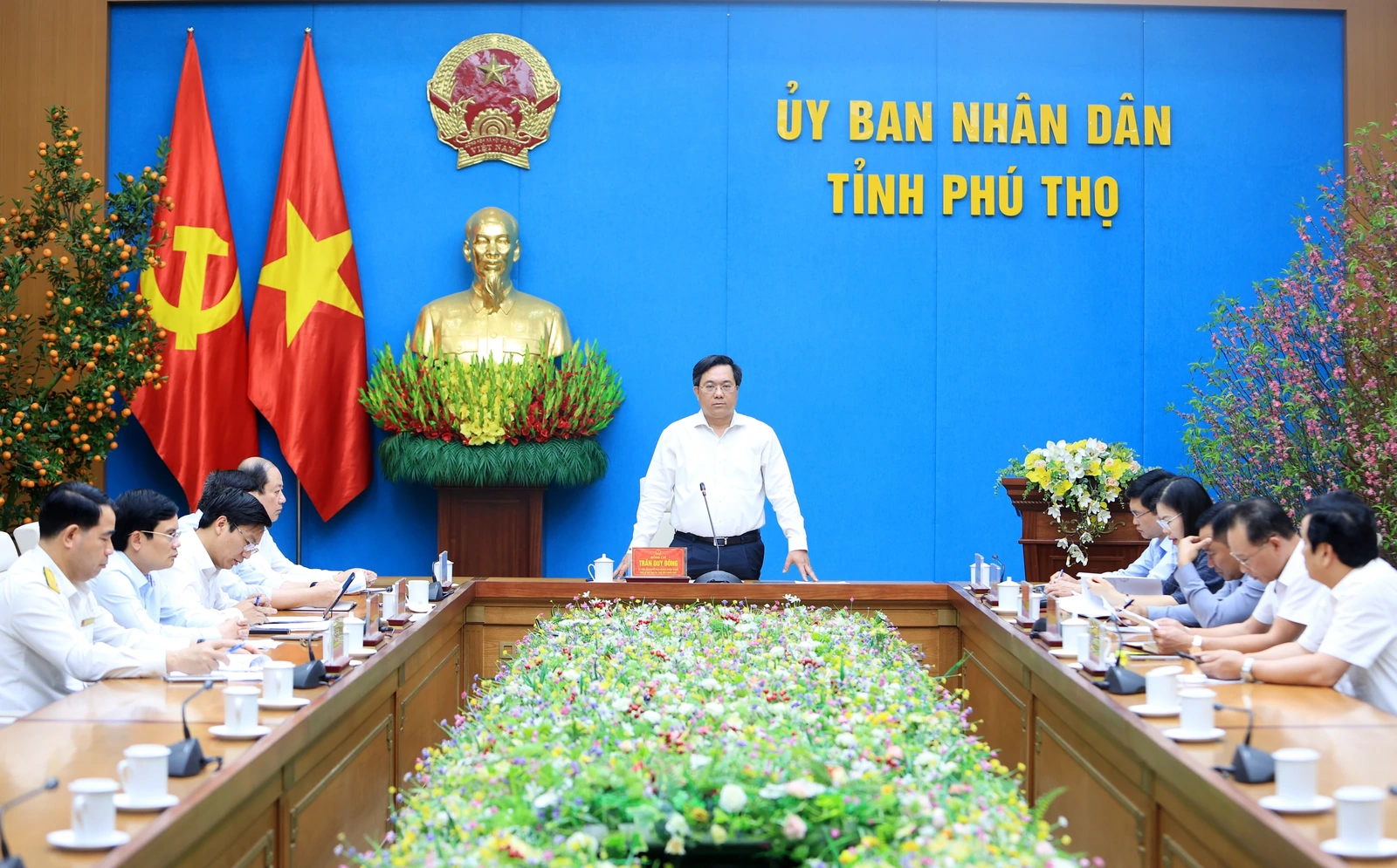 Chủ tịch UBND tỉnh Trần Duy Đông cho ý kiến một số dự án đầu tư phát triển kinh tế