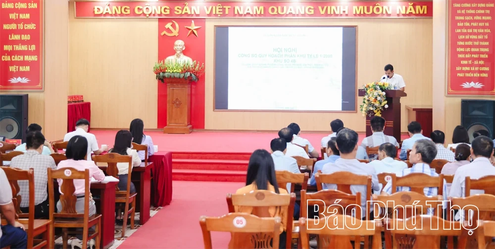Xã Hy Cương công bố hai đồ án quy hoạch phân khu tỷ lệ 1/2000