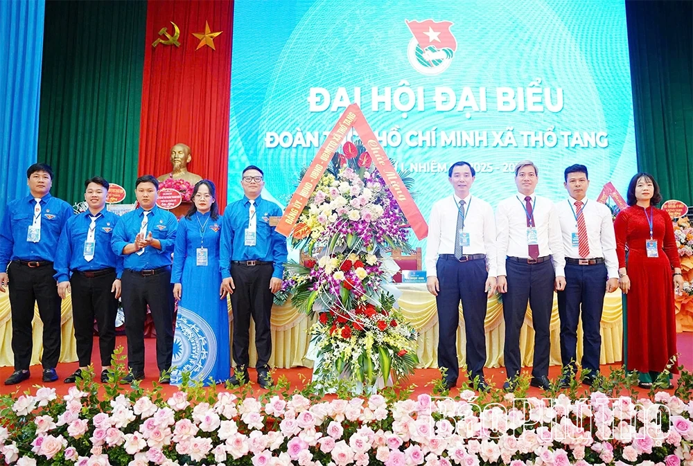 Đại hội đại biểu Đoàn TNCS Hồ Chí Minh xã Thổ Tang lần thứ I, nhiệm kỳ 2025-2030