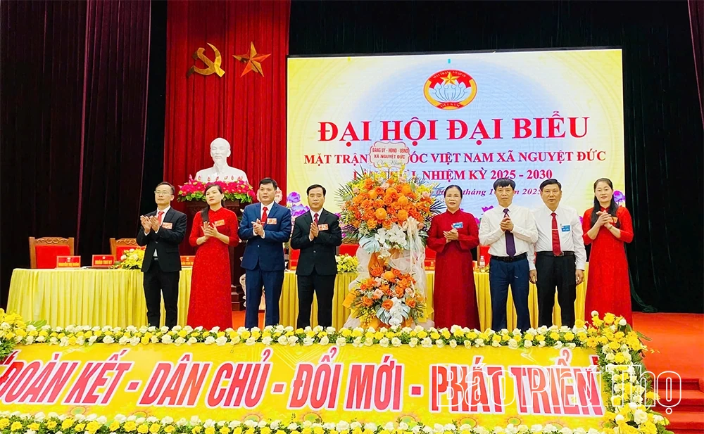 Đại hội đại biểu Mặt trận Tổ quốc xã Nguyệt Đức lần thứ I, nhiệm kỳ 2025 - 2030