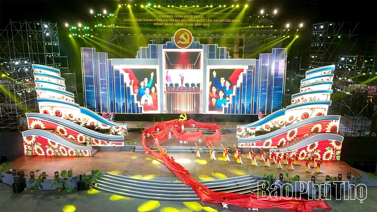 Tổng duyệt Chương tr&igrave;nh nghệ thuật ch&agrave;o mừng th&agrave;nh c&ocirc;ng Đại hội XIV của Đảng, mừng Đảng, mừng Xu&acirc;n