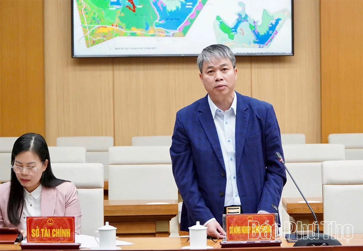 Chủ tịch UBND tỉnh nghe Sở Xây dựng báo cáo quy hoạch đô thị và nông thôn