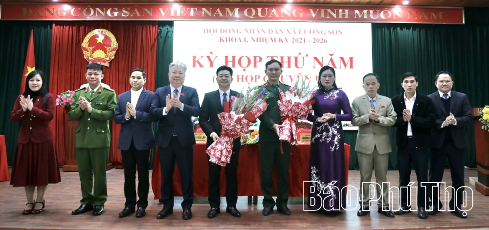 X&atilde; Lương Sơn kiện to&agrave;n c&aacute;c chức danh l&atilde;nh đạo chủ chốt