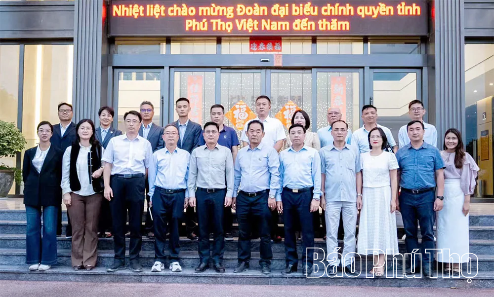 Phú Thọ mở rộng kết nối đầu tư, hợp tác phát triển với doanh nghiệp Vân Nam (Trung Quốc)