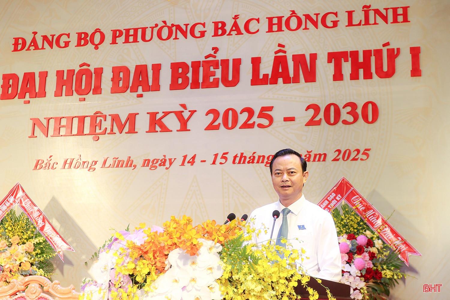 Trưởng ban Tuyên giáo và Dân vận Tỉnh ủy Hà Văn Hùng phát biểu chỉ đạo đại hội. bqbht_br_aimg-8995.jpg