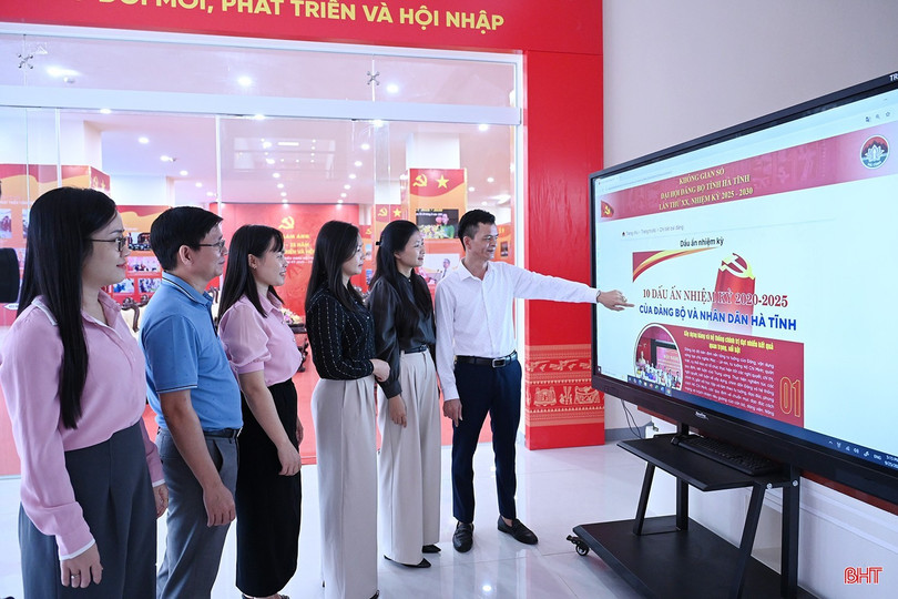 Không gian số tại Đại hội Đảng bộ tỉnh lần thứ XX được thực hiện hiệu quả có vai trò đóng góp lớn từ Văn phòng Tỉnh ủy.