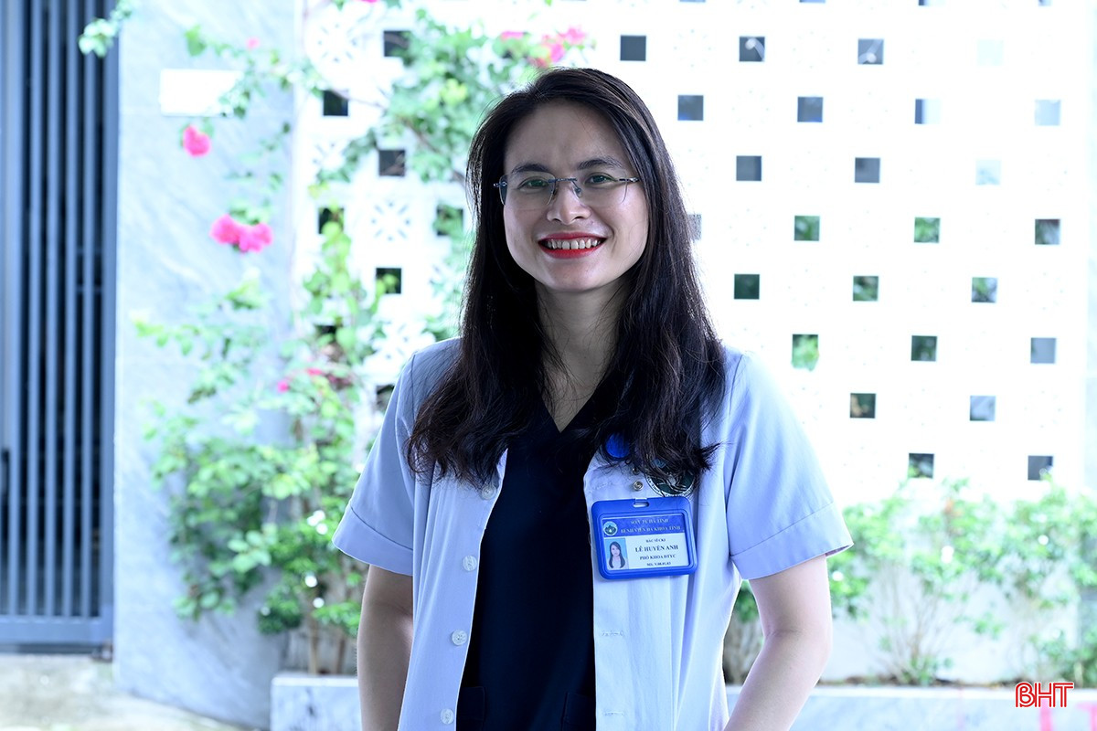 Bác sĩ Lê Huyền Anh - Phó Trưởng khoa Điều trị theo yêu cầu, Bệnh viện Đa khoa tỉnh Hà Tĩnh. bqbht_br_bs-huyen-anh.jpg