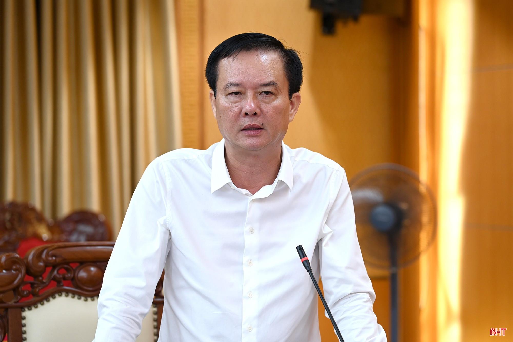 Đồng chí Trần Báu Hà - Phó Chủ tịch Thường trực UBND tỉnh định hướng một số nhiệm vụ, giải pháp cho các địa phương trong thời gian tới.