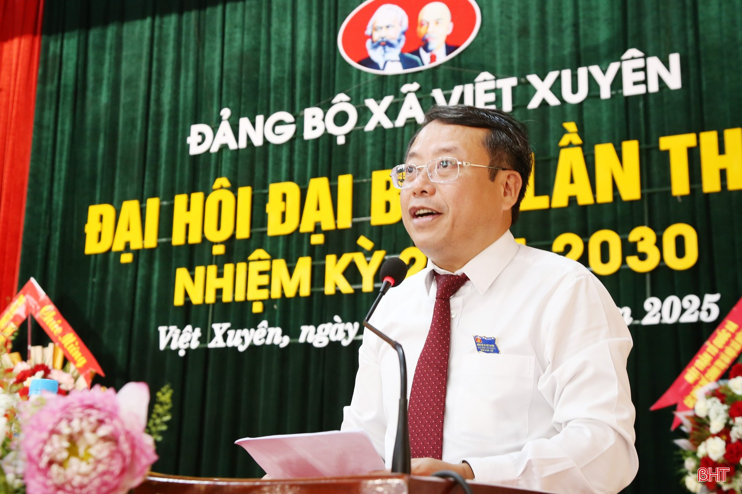 Phó Chủ tịch UBND tỉnh Dương Tất Thắng phát biểu chỉ đạo đại hội.