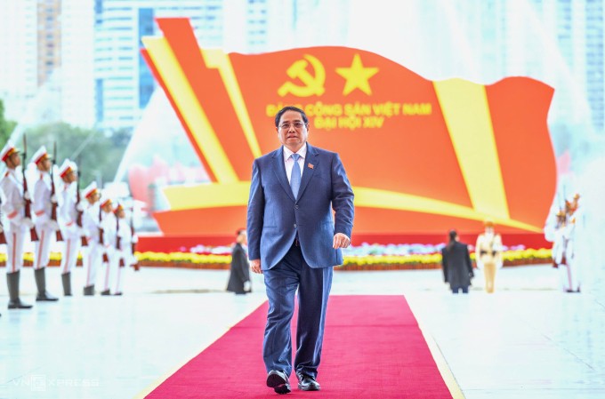 Thủ tướng Phạm Minh Ch&iacute;nh qu&aacute; tuổi t&aacute;i cử Trung ương XIV. Ảnh: Giang Huy