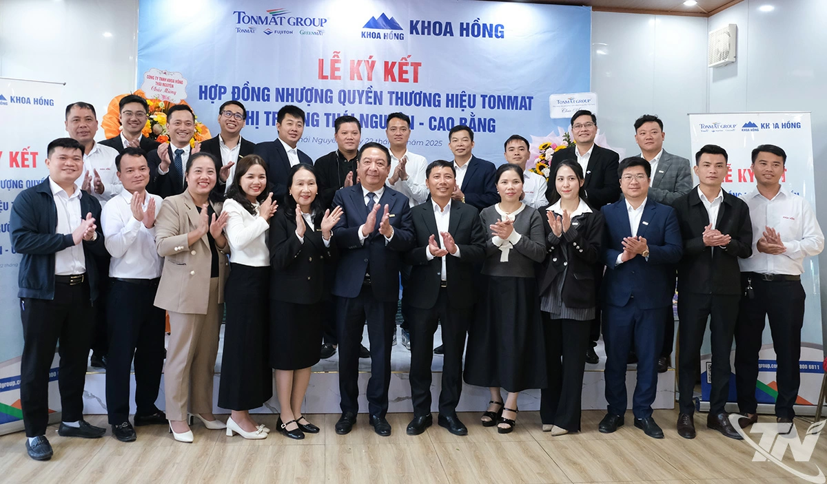 Sự đồng hành của TONMAT Group và Công ty TNHH Khoa Hồng Thái Nguyên hứa hẹn sẽ mang đến những giải pháp vật liệu hiện đại, an toàn và thân thiện với môi trường