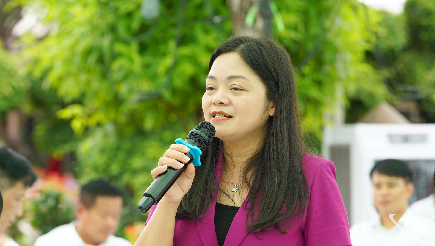 Đồng chí Phó Chủ tịch UBND tỉnh Thái Nguyên Nguyễn Thị Loan phát biểu tại Chương trình.