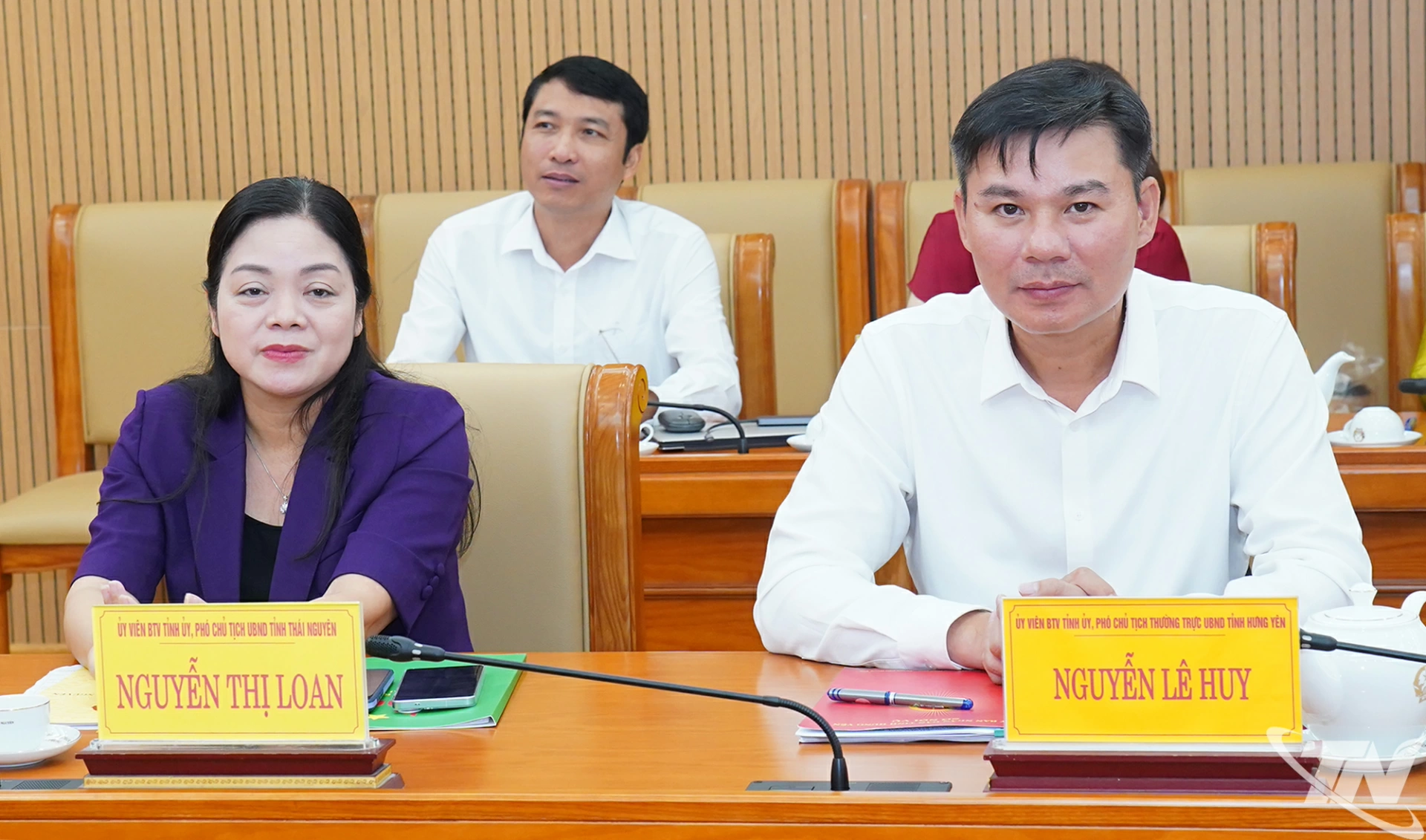 Đồng chí Nguyễn Thị Loan, Ủy viên Ban Thường vụ Tỉnh ủy, Phó Chủ tịch UBND tỉnh và đại biểu dự Hội nghị.