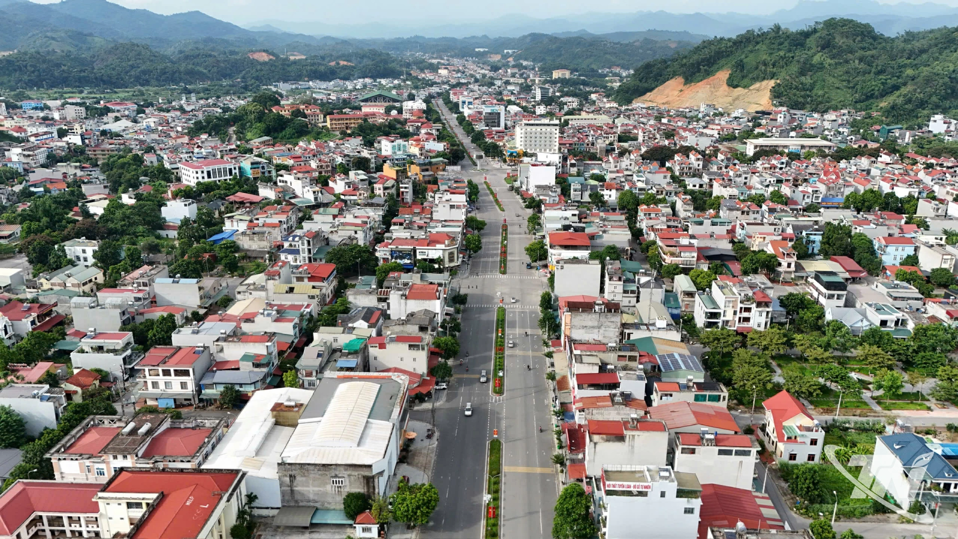 Không gian đô thị trung tâm phường Bắc Kạn.