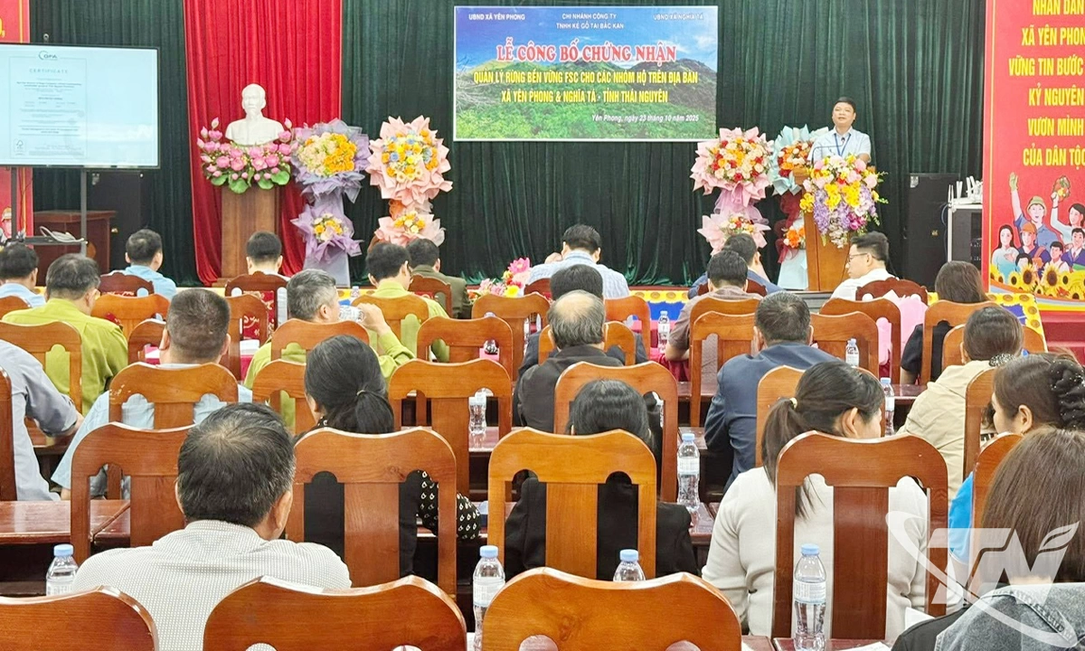 Toàn cảnh buổi Lễ công bố.