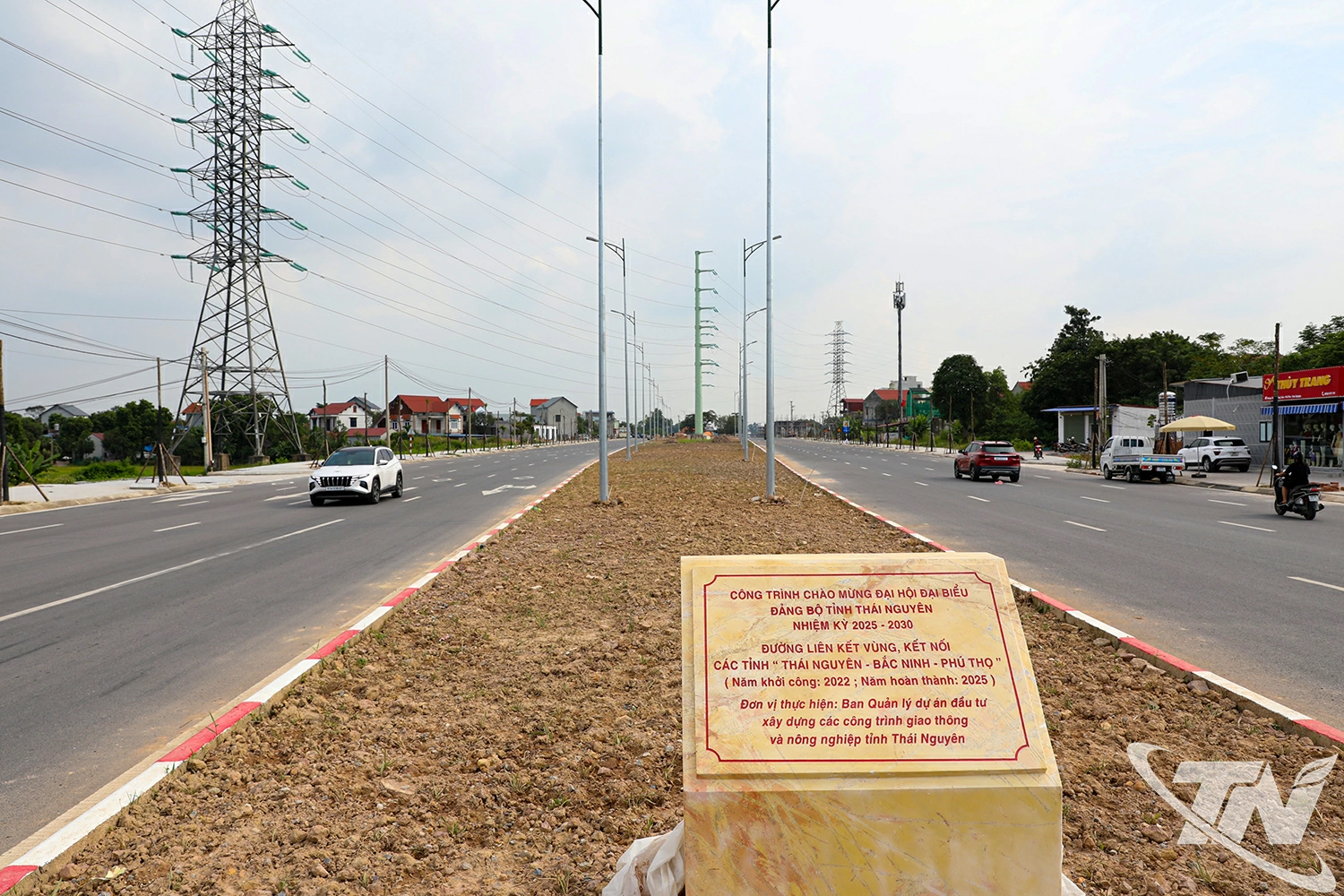 Tuyến đường liên kết Thái Nguyên - Bắc Ninh - Phú Thọ sử dụng vật liệu của Công ty TNHH Bê tông xây dựng Việt Cường.