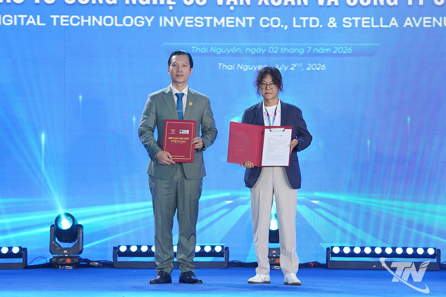 Công ty TNHH Đầu tư Công nghệ số Vạn Xuân - đơn vị thành viên của Tổng Công ty Cổ phần Địa ốc Sài Gòn trao Biên bản ghi nhớ hợp tác với nhà đầu tư thứ cấp.