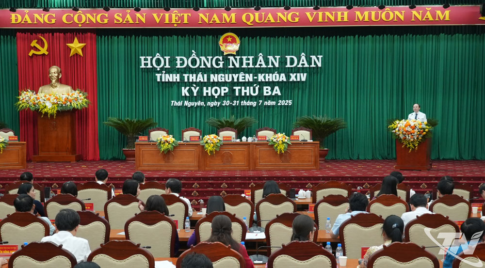 Phiên bế mạc Kỳ họp thứ ba, HĐND tỉnh Thái Nguyên khóa XIV.