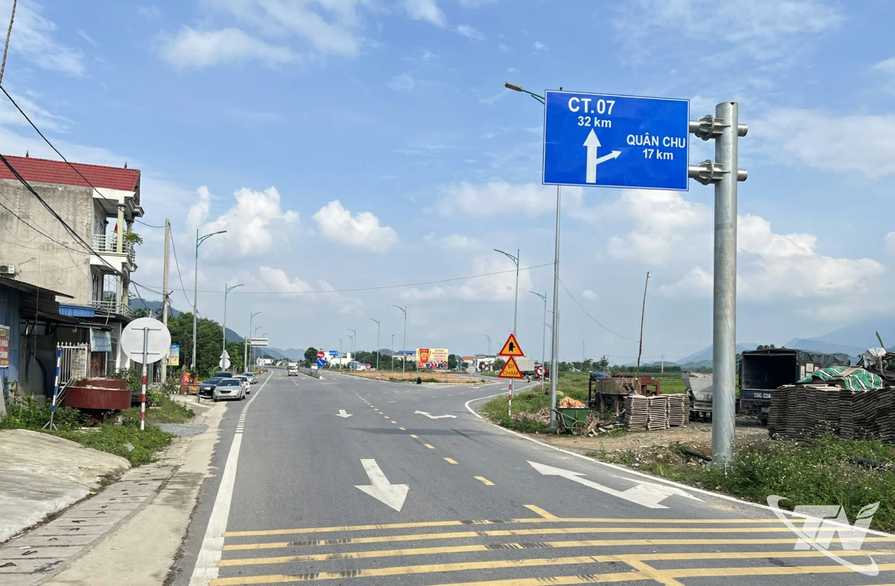 Các hạng mục chính tuyến đường đã cơ bản hoàn thành. Đây là điểm cuối tuyến dài trên 42km.