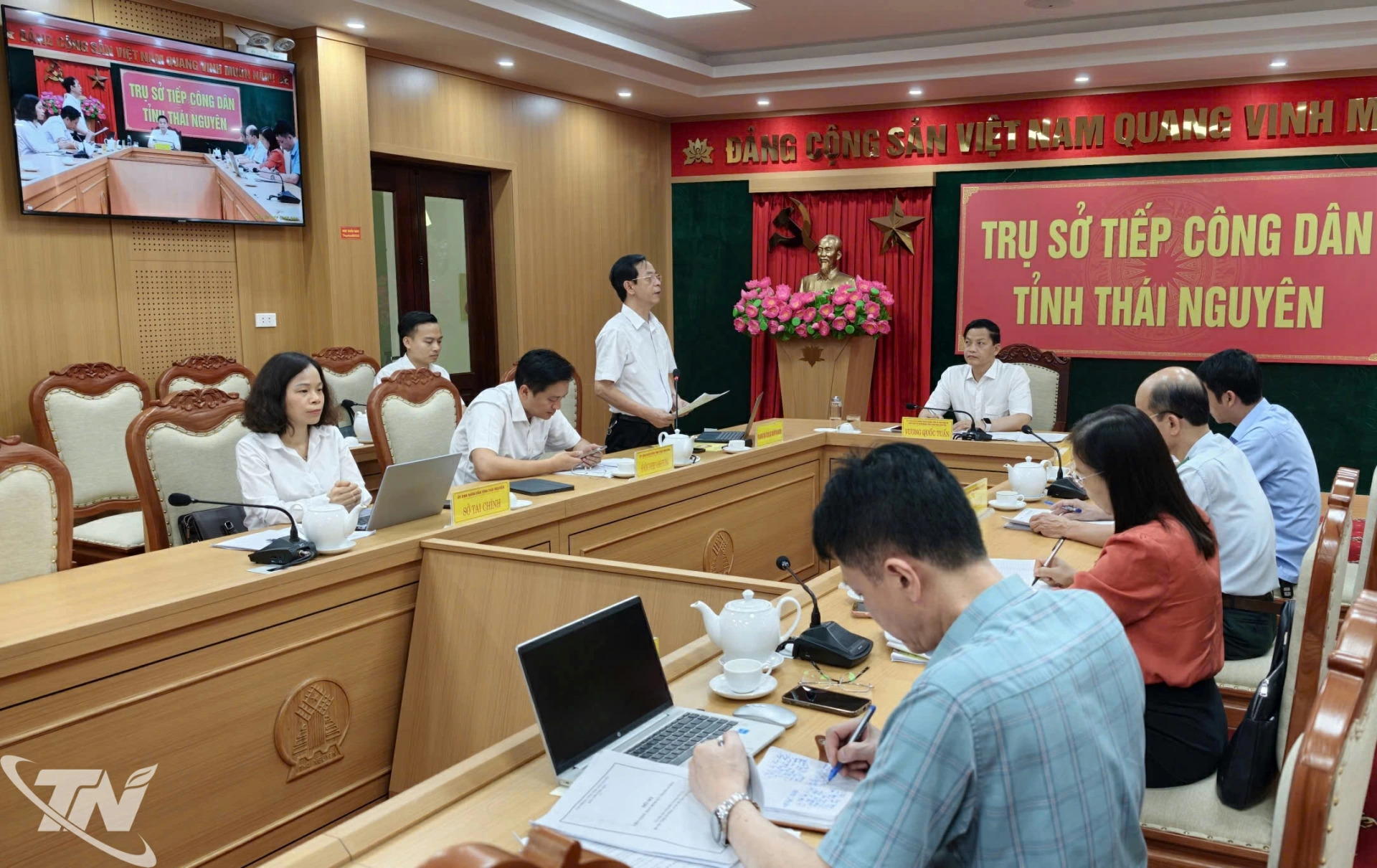 Buổi tiếp công dân được tổ chức theo hình thức trực tiếp và trực tuyến 