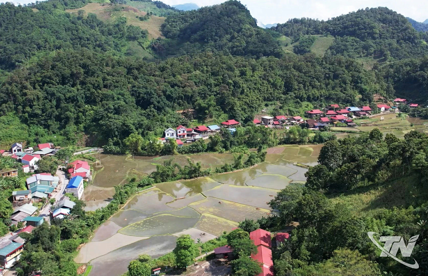 Một góc thôn Cọn Luông, xã Nghiên Loan.