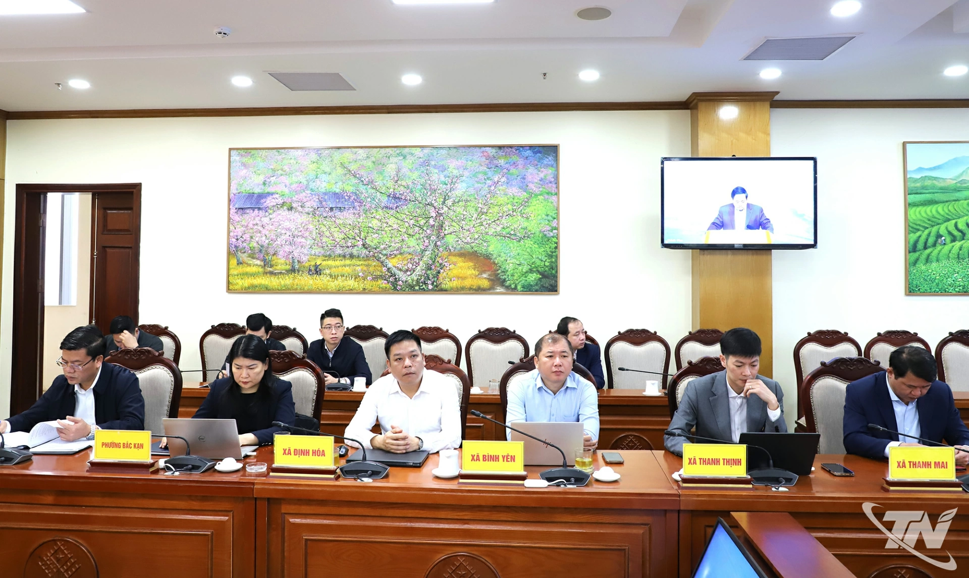 Đại biểu dự tại điểm cầu tỉnh Thái Nguyên.