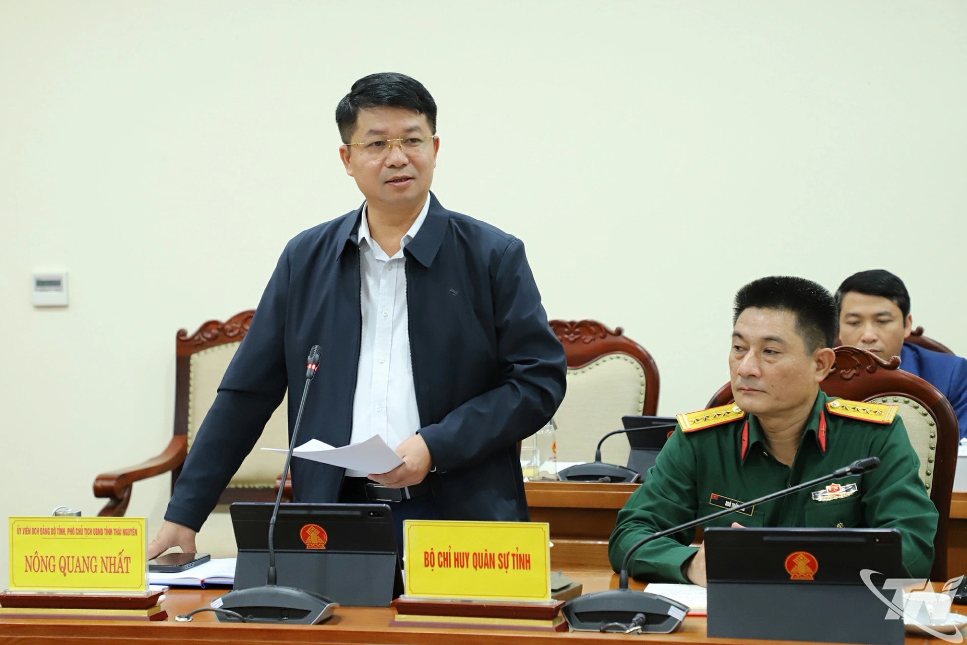 Đồng chí Nông Quang Nhất, Uỷ viên BCH Đảng bộ tỉnh, Phó Chủ tịch UNND tỉnh.