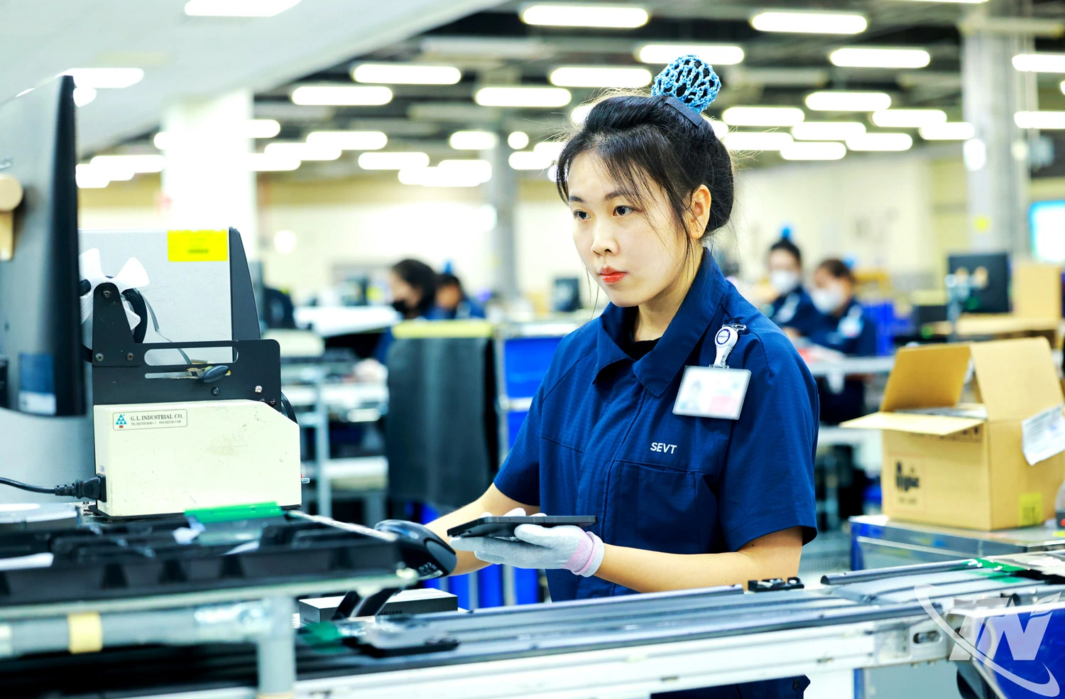 Công ty TNHH Samsung Electronics Việt Nam Thái Nguyên    tại Khu công nghiệp Yên Bình giữ vai trò động lực phát triển công nghiệp   điện tử công nghệ cao của tỉnh.