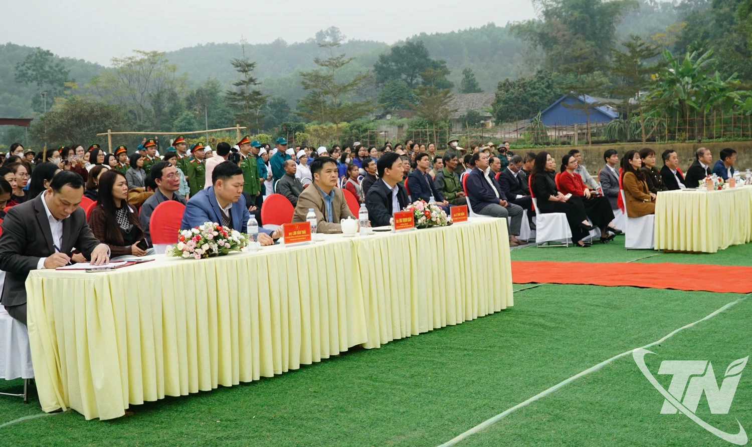 C&aacute;c đại biểu tham gia Lễ ph&aacute;t động.