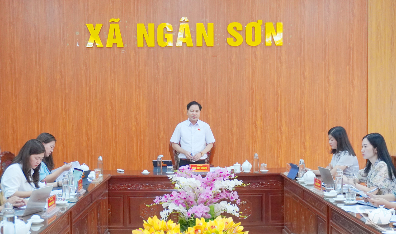Ban Pháp chế HĐND tỉnh giám sát việc chấp hành các quy định của pháp luật về tiếp công dân, giải quyết khiếu nại, tố cáo tại xã Ngân Sơn.