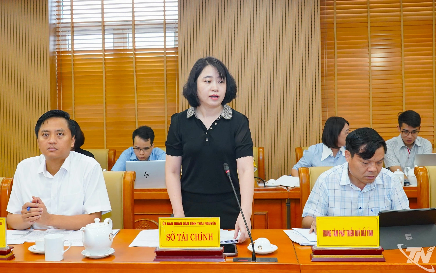 Đại biểu phát biểu tại Hội nghị.