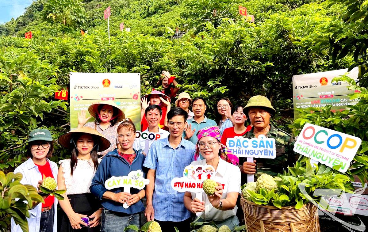 Phiên livestream “Cây na số và nông sản Thái Nguyên năm 2025” trên nền tảng TikTok thu hút đông đảo người xem, góp phần lan tỏa hình ảnh và quảng bá nông sản địa phương.