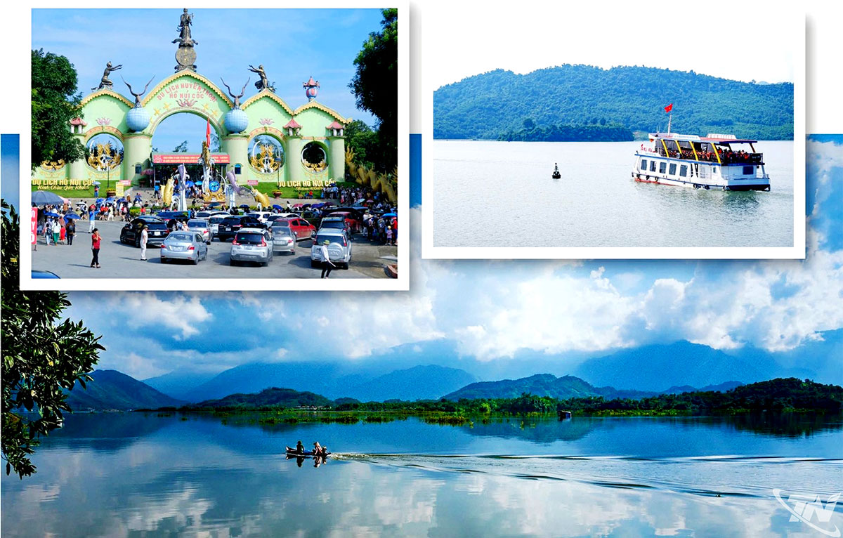 Khu du lịch hồ Núi Cốc - điểm đến hấp dẫn đông đảo du khách trong và ngoài nước.